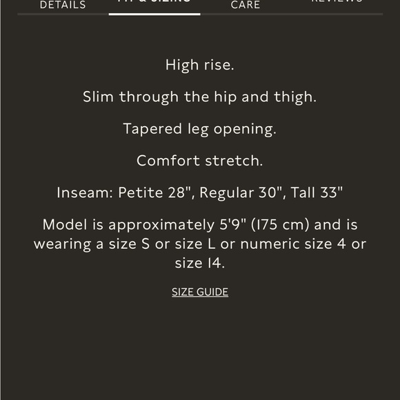 BNWT Banana Republic High Rise Sloan Fit Pants - Picture 8 of 9